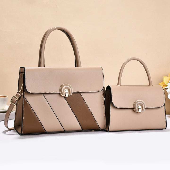 Damen modische Handtasche im eleganten Set mit praktischer Mini-Clutch Nord Taschen