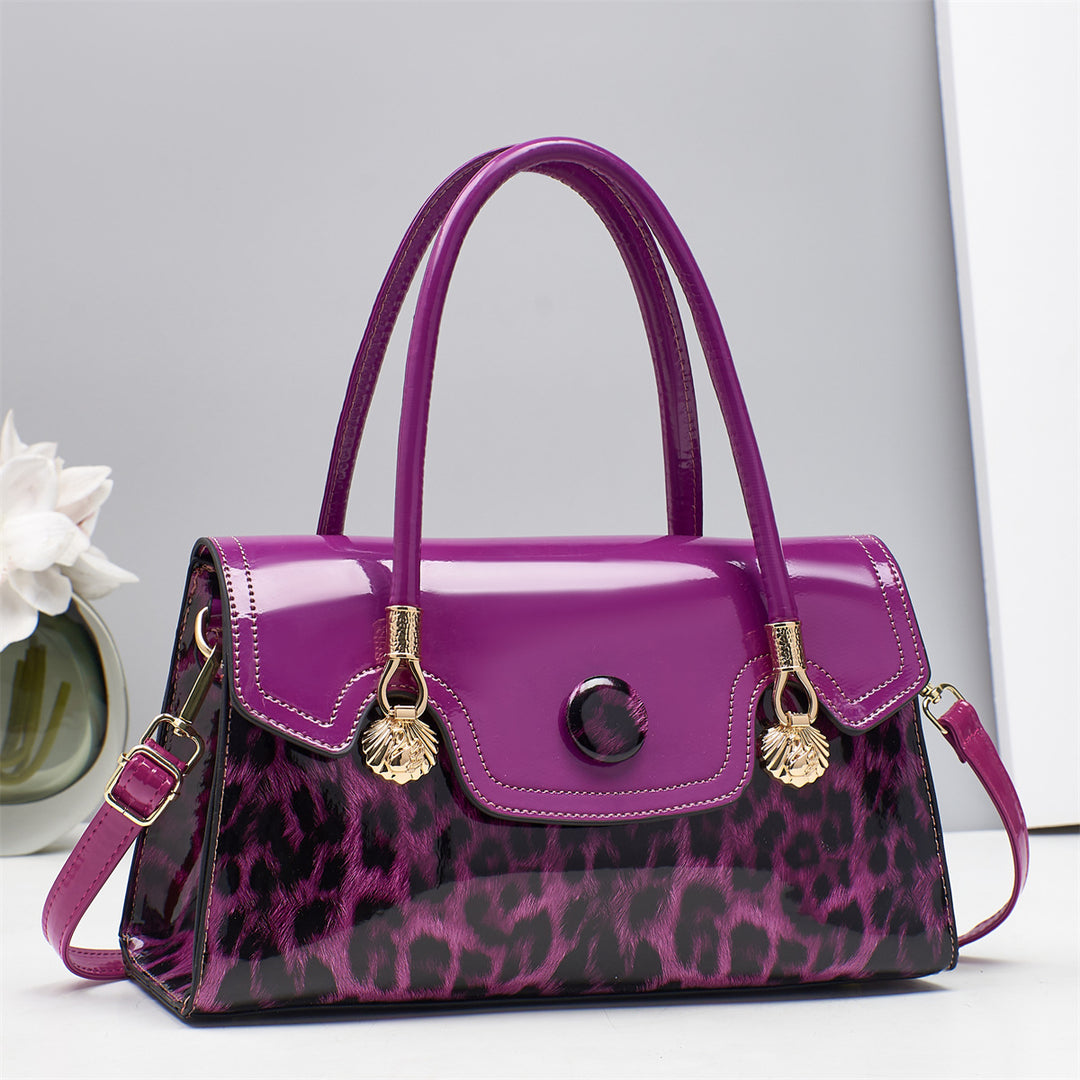 Damen elegante Handtasche im modernen Leo-Design Nord Taschen