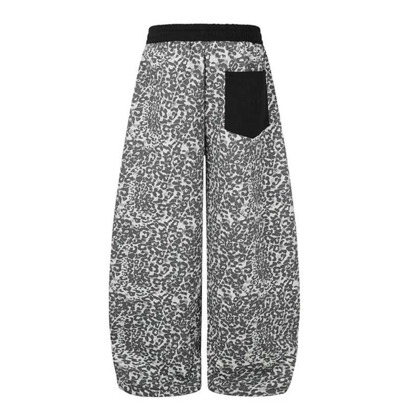 Damen Extraweite Palazzo-Loungehose im Culotte‑Schnitt mit elastischem Komfortbund, kontrastierenden Patch‑Taschen und verstellbarem Saum Nord Taschen