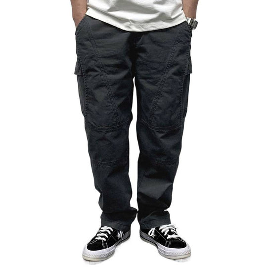 Herren Lässige Baggy-Cargo-Hose mit Knieabnähern, Multitaschen und Workwear-Details Nord Taschen
