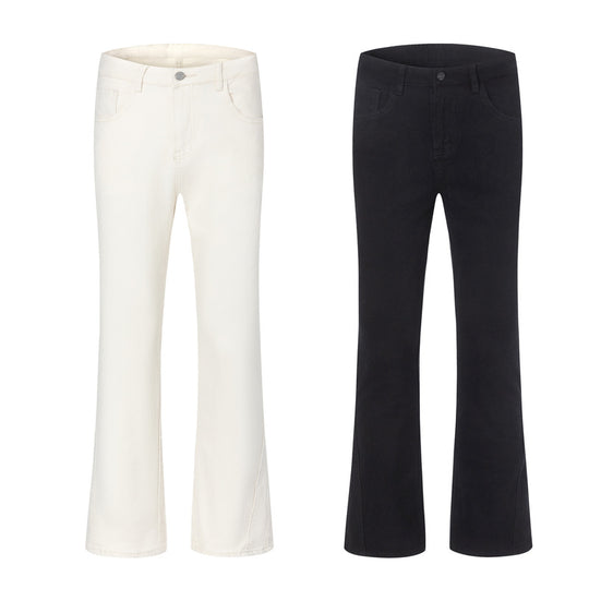 Herren Locker sitzende Straight-Jeans mit extra langer Saumkante und minimalistischer Optik Nord Taschen