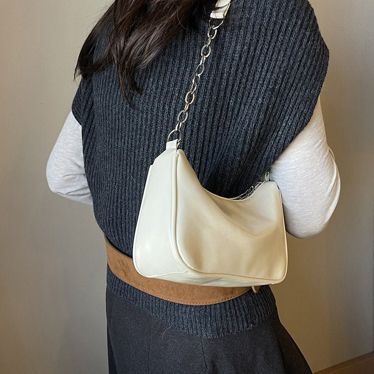 Damen modische Schultertasche mit Kettenriemen Nord Taschen