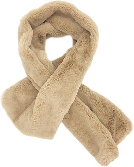 Damen Luxuriöse Kunstpelz‑Stola mit Einsteckschlitz und weichem Thermofutter Nord Taschen