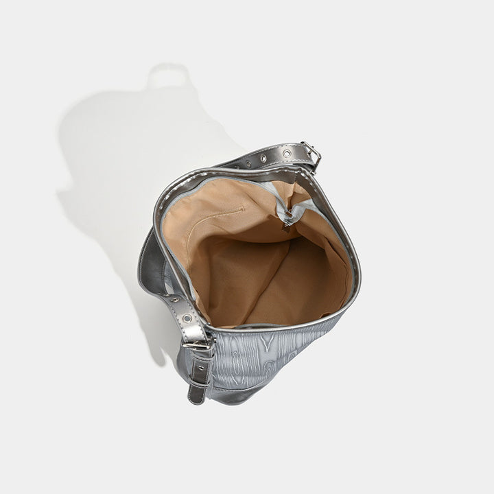 Damen Hobo-Tasche mit strukturiertem Obermaterial und modischem Kettenakzent Nord Taschen