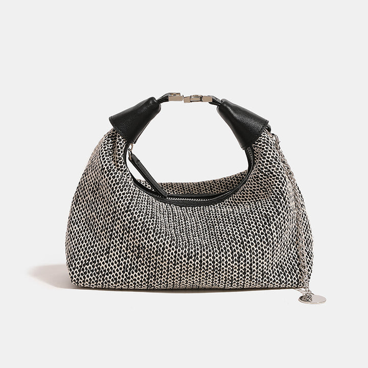Damen Hobo-Tasche mit raffiniertem Flechtmuster und elegantem Kettenhandgriff Nord Taschen