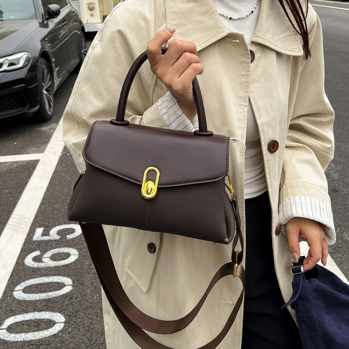 Damen Umhängetasche mit modernem Design und dekorativem Metallakzent Nord Taschen