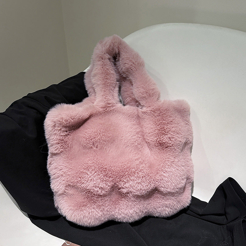Damen Pelzhandtasche Nord Taschen
