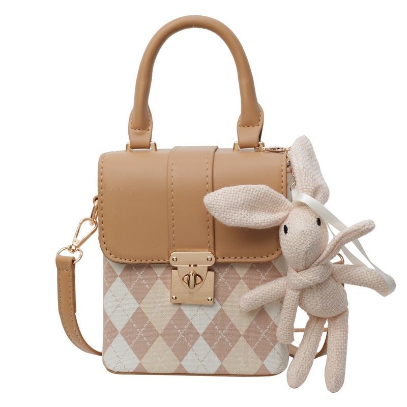 Damen Mini Handtasche mit elegantem Karomuster | Nord Taschen