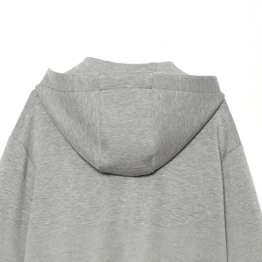 Damen Kurzgeschnittene Boxy-Kapuzenjacke mit durchgehendem Reißverschluss und kontrastierender Kordel Nord Taschen
