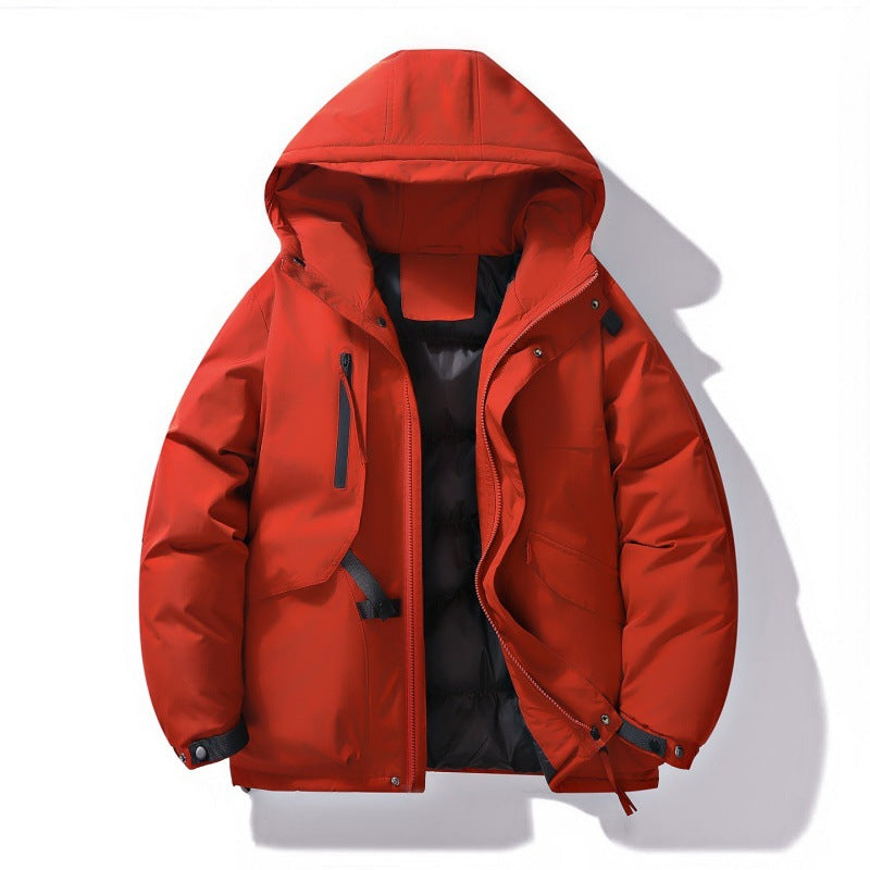 Herren Isolierte Parka-Jacke mit Kapuze Nord Taschen