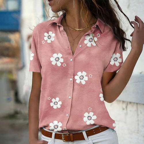 Damen Bluse mit floralem Design