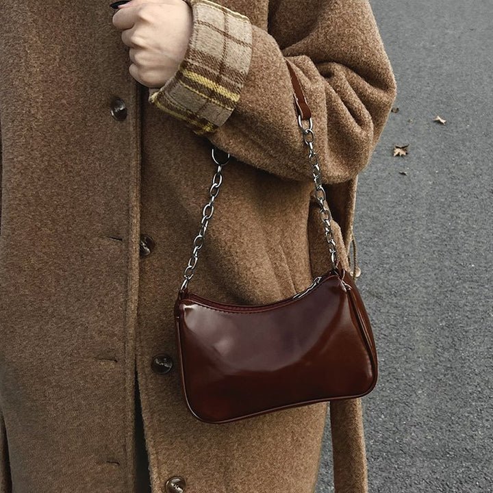 Damen modische Schultertasche mit Kettenriemen Nord Taschen