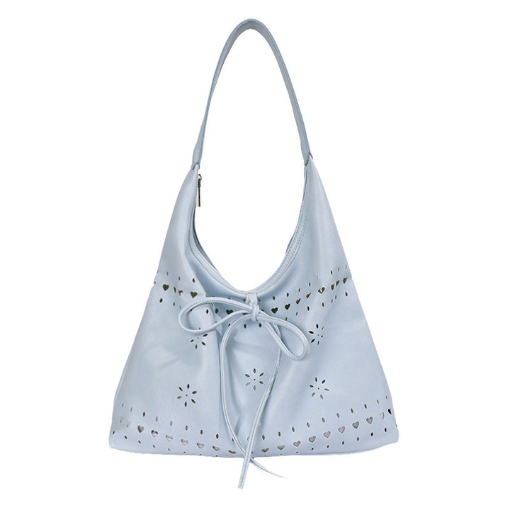 Damen Hobo-Tasche aus weichem Leder mit verzierten Details Nord Taschen