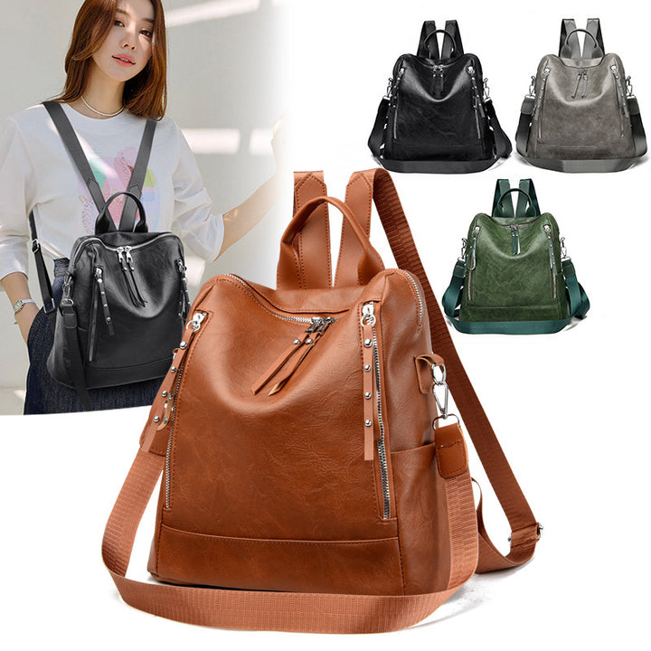 Damen stylischer Rucksack mit multifunktionalen Reißverschlüssen Nord Taschen