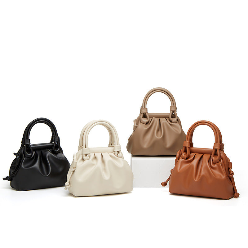 Damen Handtasche im modernen Faltendesign Nord Taschen