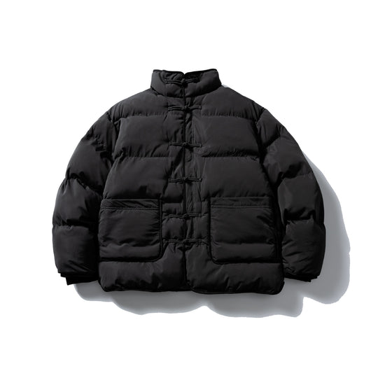 Herren Wattierte Boxy‑Jacke mit Knoten‑Toggle und minimalistischer Außenhülle Nord Taschen
