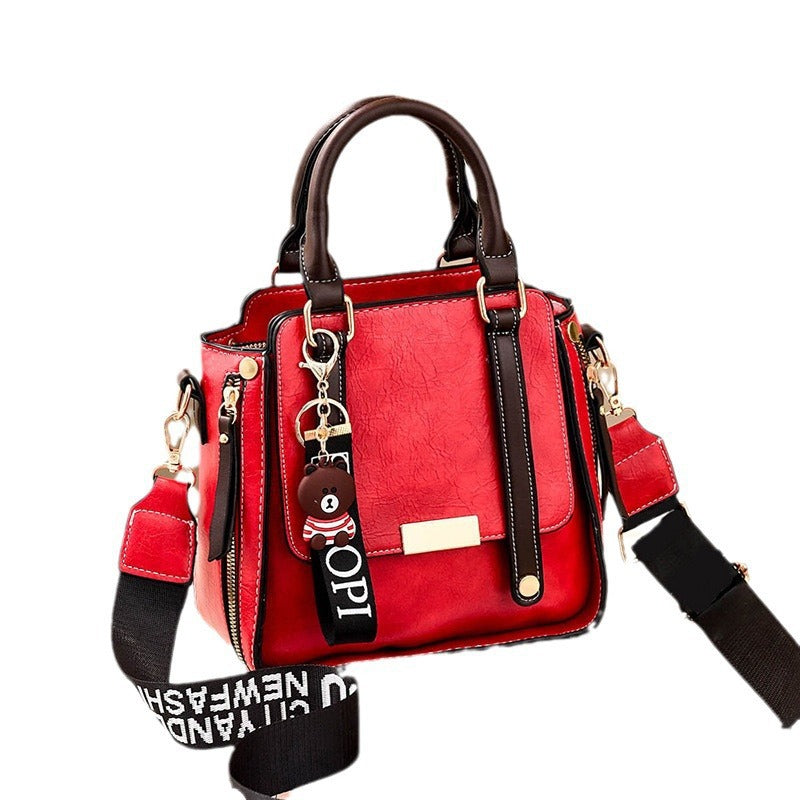 Damen elegante Schultertasche mit abnehmbarem Tragegurt Nord Taschen