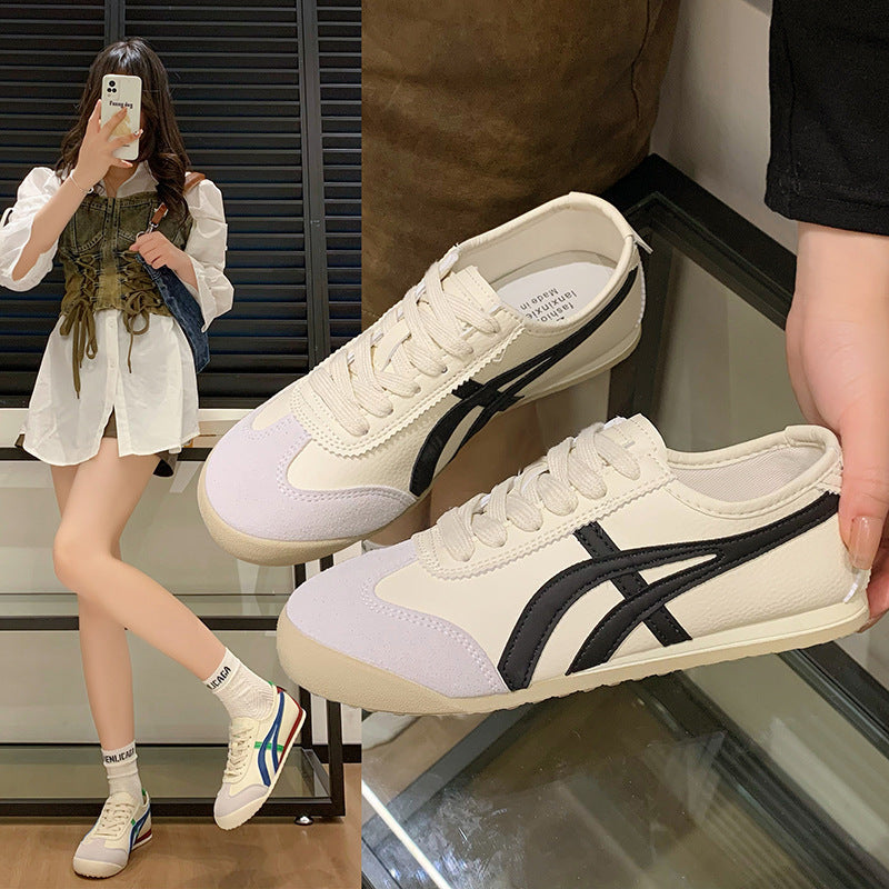 Damen Sportliche Sneakers im Retro-Design mit kontrastierenden Farbakzenten Nord Taschen