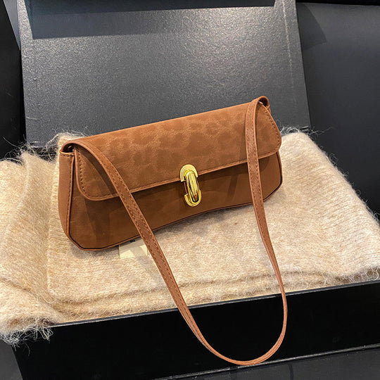 Damen Clutch mit elegantem Goldverschluss Nord Taschen