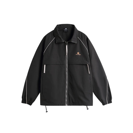 Unisex kastig geschnittene Softshell-Trainingsjacke mit winddichter Membran Nord Taschen