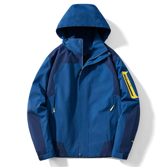 Herren technische Softshell‑Jacke mit abnehmbarer Kapuze, wasser- und winddichter Membran sowie Ärmel‑Utilitytasche Nord Taschen