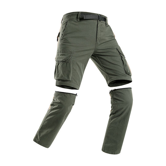 Herren Zip-off Convertible-Cargo-Hose mit abtrennbaren Beinen und Mehrfachtaschen Nord Taschen