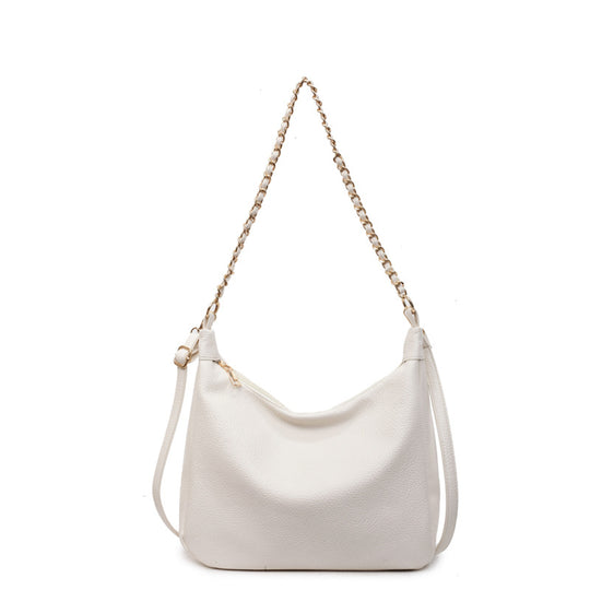Damen Hobo Tasche mit kunstvoll geflochtenem Schulterriemen Nord Taschen