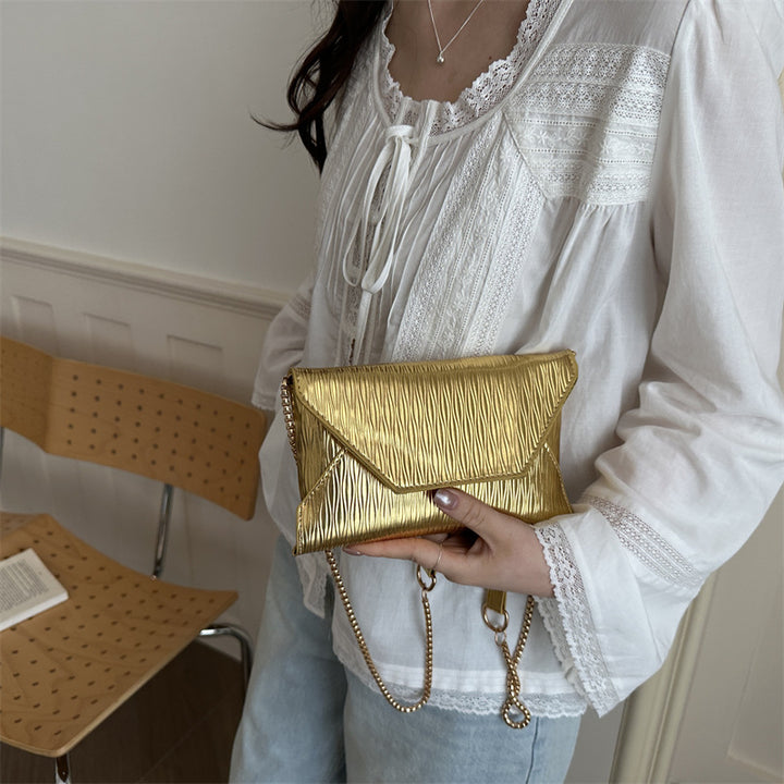 Damen elegante Clutch mit strukturiertem Design Nord Taschen