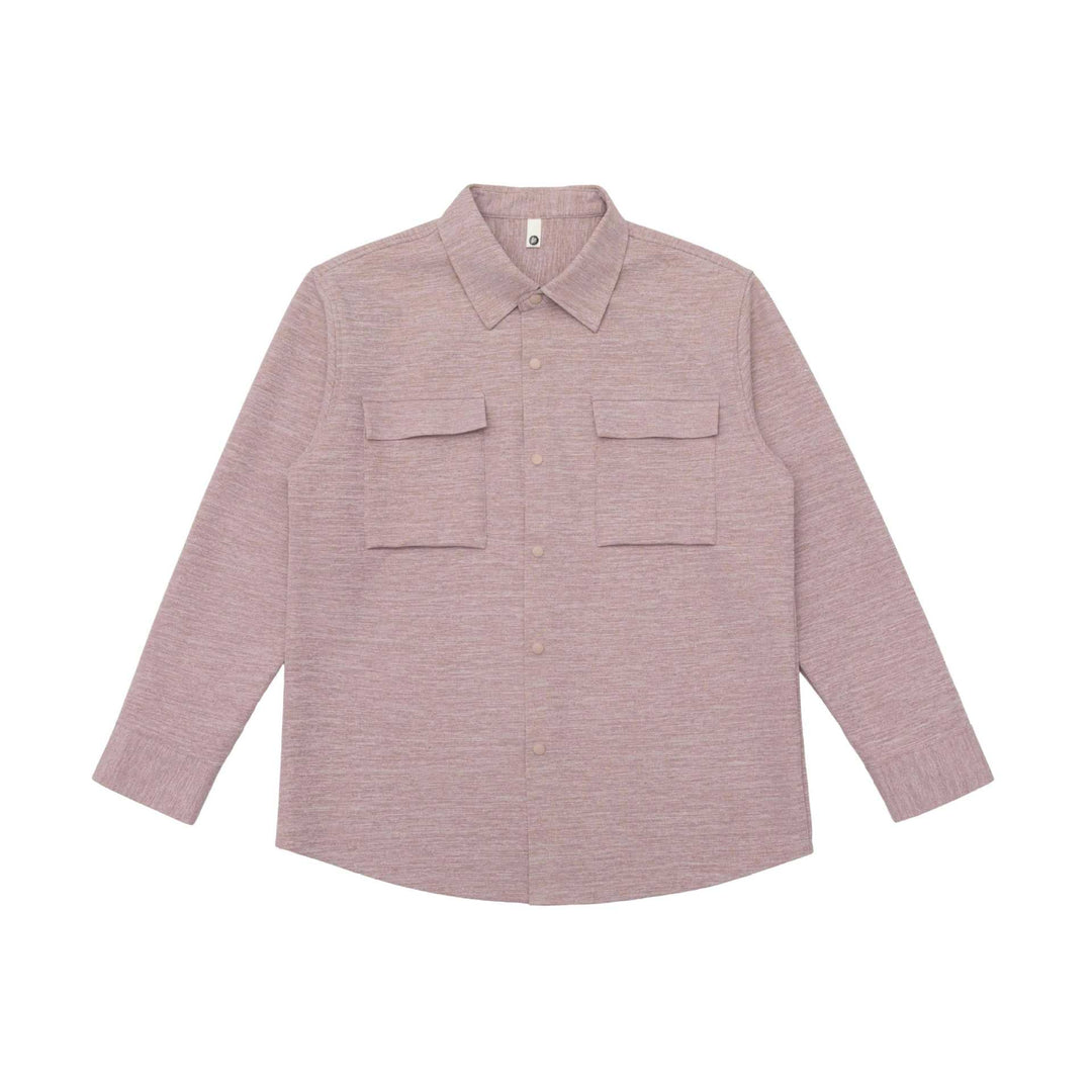 Damen Overshirt-Jacke mit Pattentaschen und verdeckter Druckknopfleiste Nord Taschen