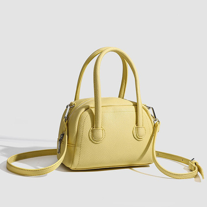 Damen Designer Handtasche im klassischen Stil mit elegantem Tragegriff Nord Taschen