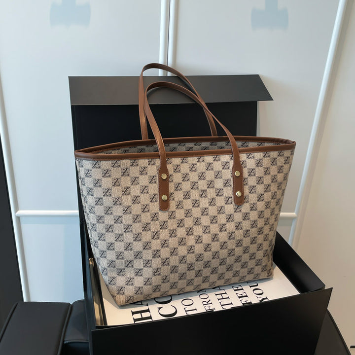 Damen elegante Shopper-Tasche mit stilvollem Logo Nord Taschen