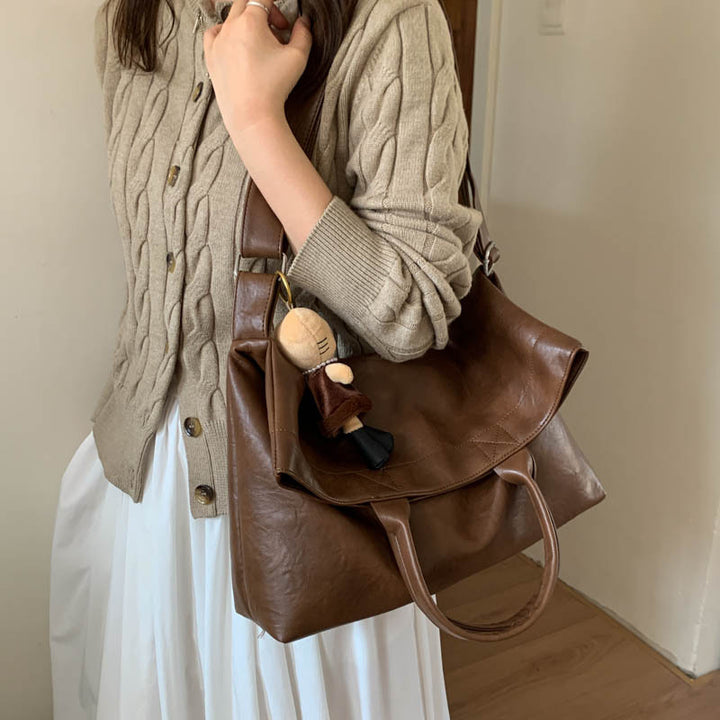 Damen lässige Handtasche mit abnehmbarer Stofffigur Nord Taschen