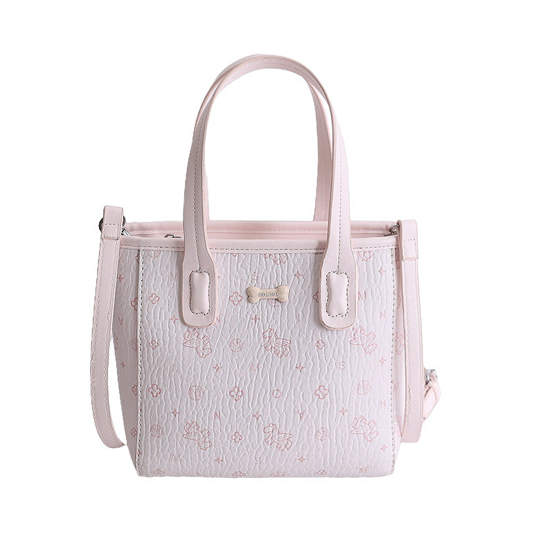 Damen hochwertige Umhängetasche mit verspieltem Blumenmuster Nord Taschen