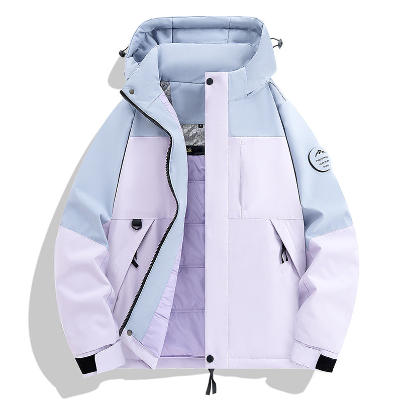 Herren Wasserdichte und atmungsaktive Softshell-Outdoorjacke Nord Taschen