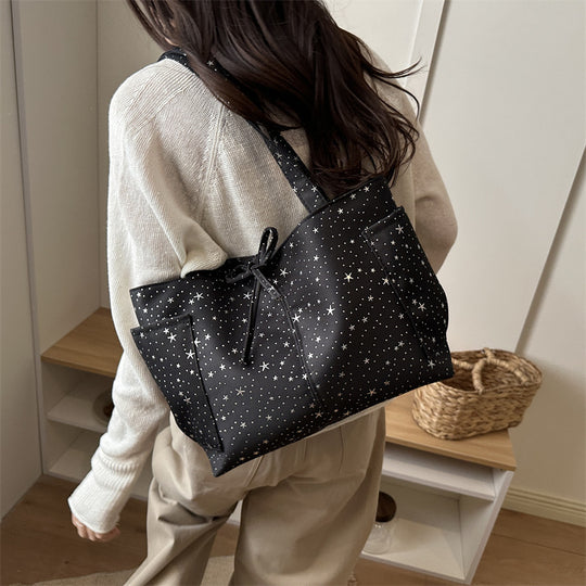 Damen Tote-Bag mit funkelndem Sternenmotiv Nord Taschen