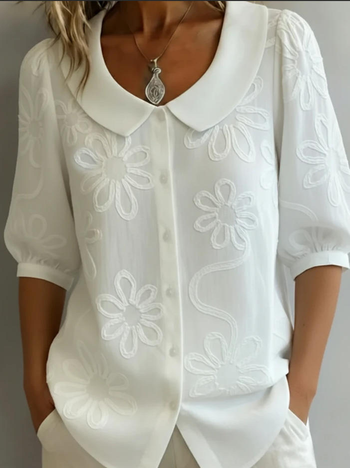 Damen Bluse mit floralem Muster Nord Taschen