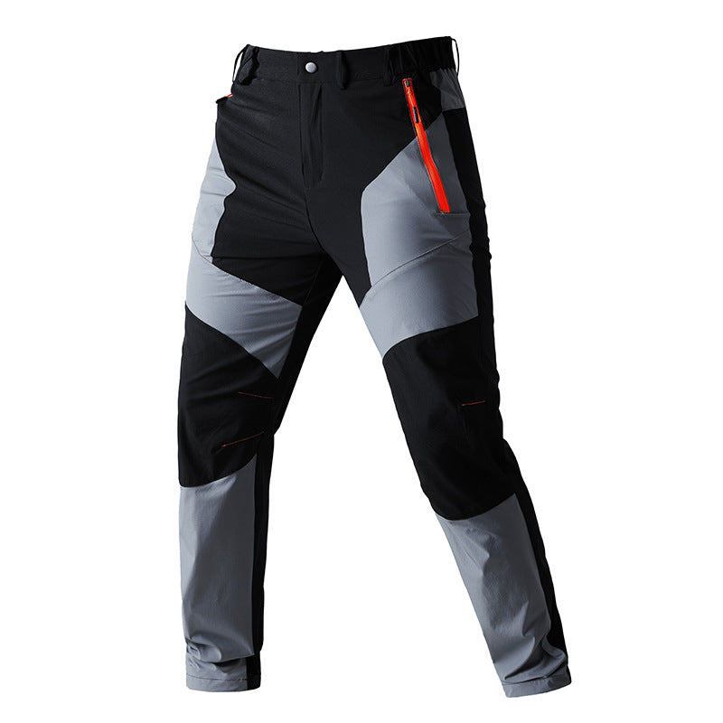Herren  funktionale Trekkinghose mit verstärkten Knien, elastischem Bund und Reißverschlusstaschen Nord Taschen