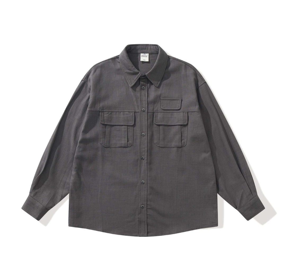 Herren Utility-Overshirt mit großen Pattentaschen und Boxy-Schnitt Nord Taschen