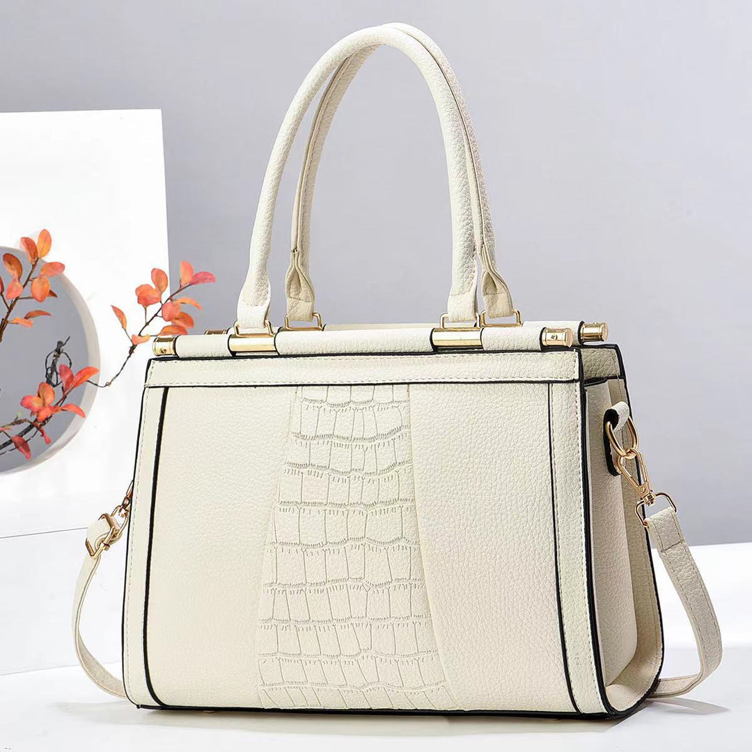 Damen elegante Handtasche mit luxuriösem Krokodillederdesign Nord Taschen