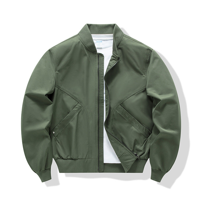 Herren Leichte Übergangsjacke mit hohem Kragen und praktischen Taschen Nord Taschen