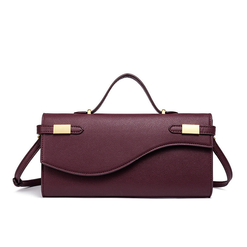 Damen Handtasche mit modernem Wellenmuster und elegantem Verschluss Nord Taschen