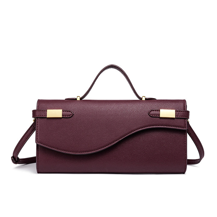 Damen Handtasche mit modernem Wellenmuster und elegantem Verschluss Nord Taschen
