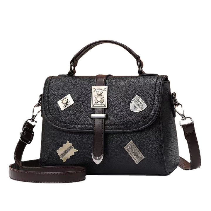 Damen Handtasche mit einzigartigen Badges Nord Taschen