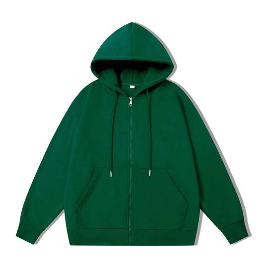 Unisex Oversize Kapuzen-Fleecejacke mit Boxy-Schnitt und Metall-Reißverschluss Nord Taschen