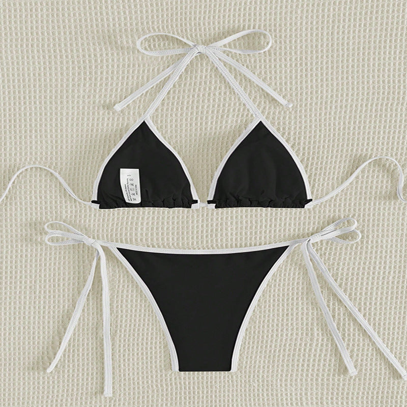 Damen Triangel-Bikini mit verstellbaren Bändern