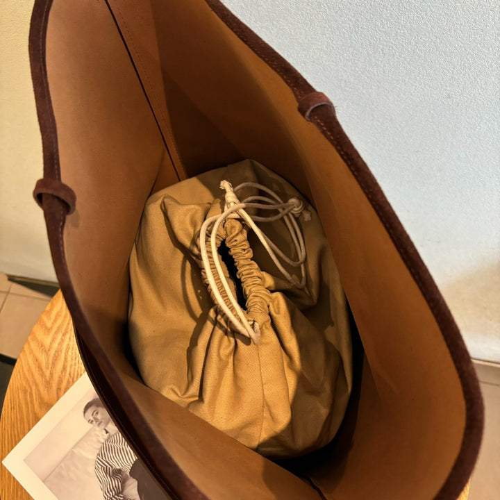 Damen handliche Wildledertasche Set Nord Taschen