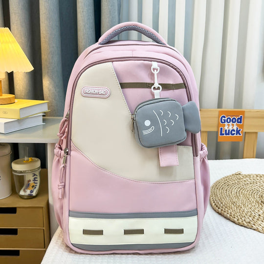 Damen Freizeit-Rucksack mit funktionalem Fächerdesign und kreativen Anhängern Nord Taschen