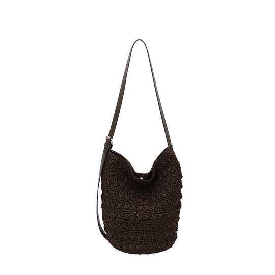 Damen gehäkelte Hobo-Tasche im einzigartigen Design mit verstellbarem Schulterriemen Nord Taschen