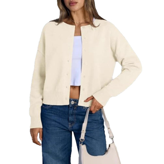 Damen Lockere Strickjacke Nord Taschen