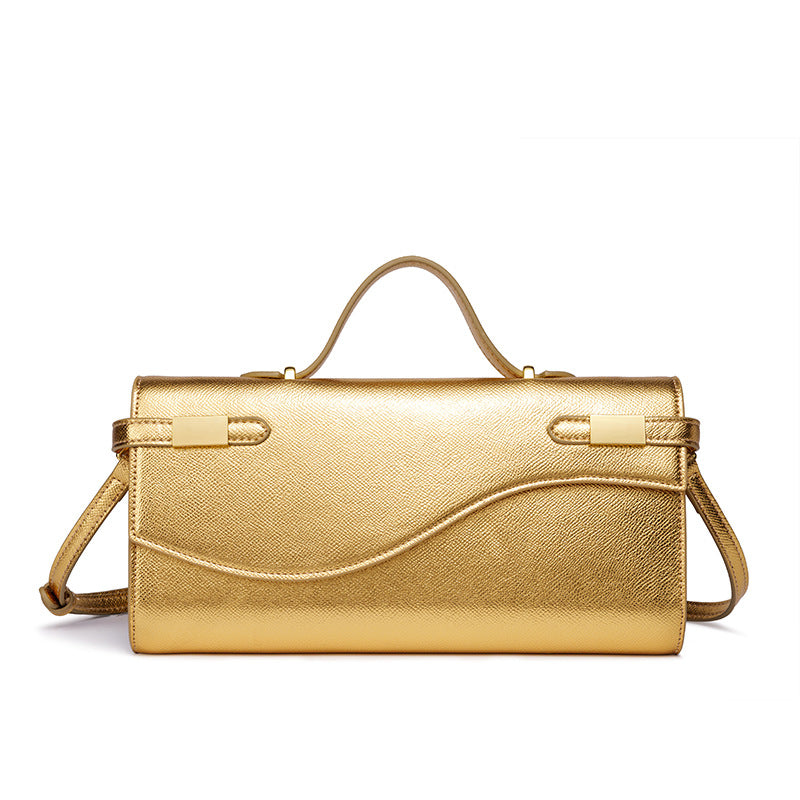 Damen Handtasche mit modernem Wellenmuster und elegantem Verschluss Nord Taschen